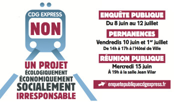 CDG Express : c&rsquo;est non !