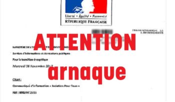 Isolation pour tous : attention aux arnaques