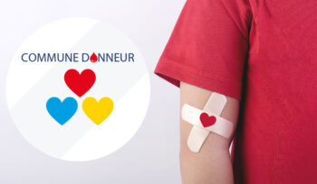 La Ville distinguée par le label Commune donneur